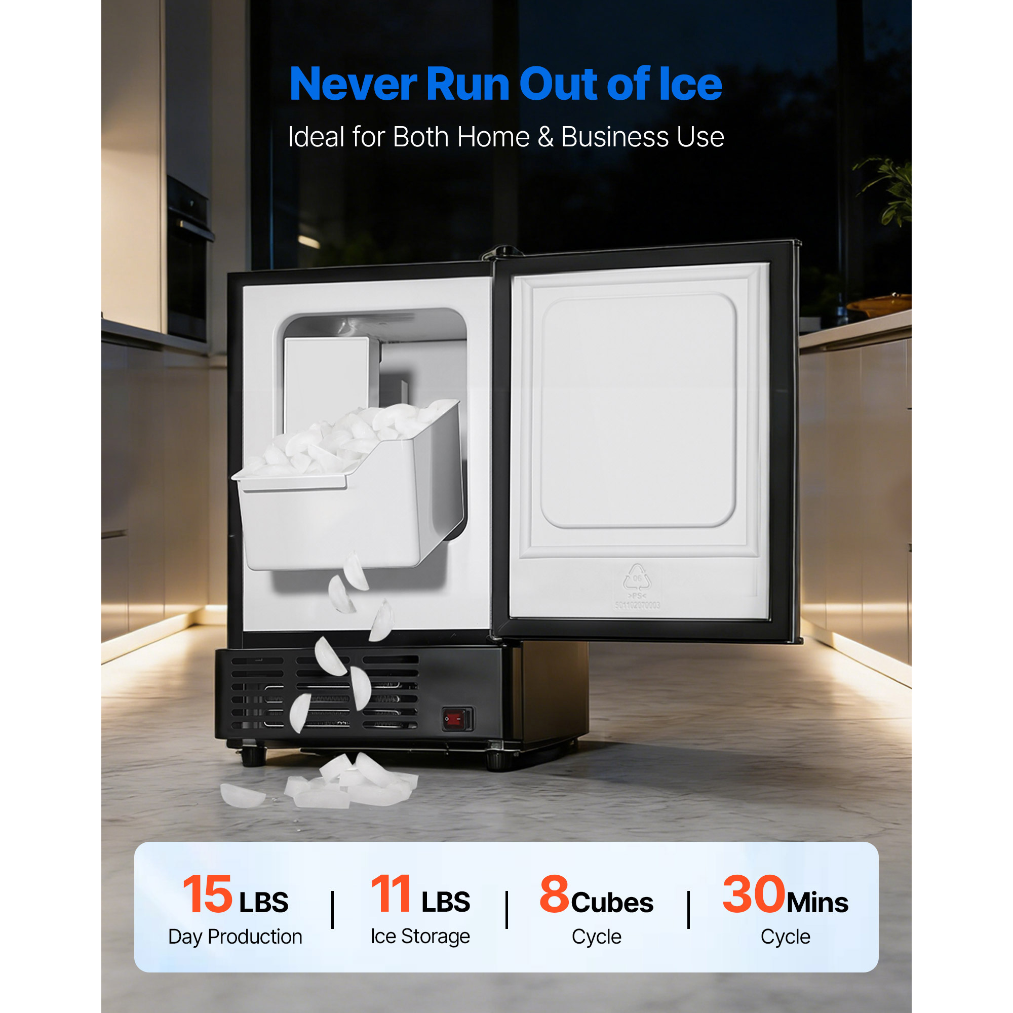 Macchina per il ghiaccio da in - Commercial Kitchen Bin recensione e prezzo