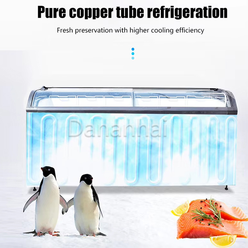 Congelatore a Vetrina Curva pe - Commercial Chest Freezer recensione e prezzo